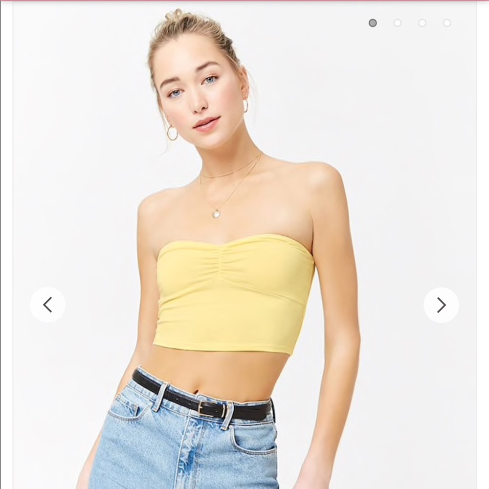 Sweetheart Crop Tube Top